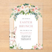 Pasen Brunch Acryl uitnodiging Uitnodigingen (Voorkant)