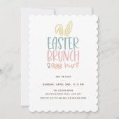 Pasen Brunch Egg Hunt Bunny Ears Kaart (Voorkant)