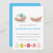 Pasen Brunch Egg Hunt Kaart (Voorkant / Achterkant)
