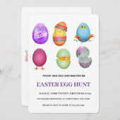 Pasen Brunch Egg Hunt Kaart (Voorkant / Achterkant)