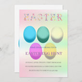 Pasen Brunch Egg Hunt Kaart (Voorkant / Achterkant)