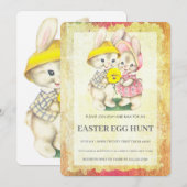 Pasen Brunch Egg Hunt Kaart (Voorkant / Achterkant)
