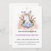 Pasen Brunch Egg Hunt Kaart (Voorkant / Achterkant)