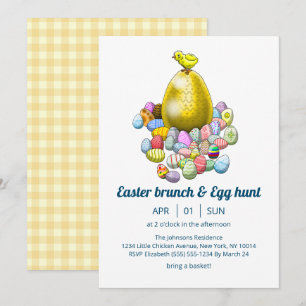 Pasen brunch & Eierenjacht uitnodiging