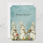 Pasen Brunch en Egg Hunt Bunny Kaart (Achterkant)