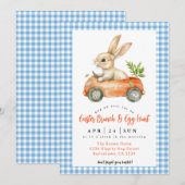 Pasen Brunch en Egg Hunt Kaart (Voorkant / Achterkant)