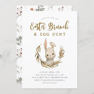 Pasen Brunch en Egg Hunt Kaart