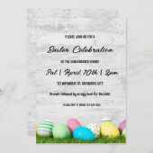 Pasen Brunch en Egg Hunt Kaart (Voorkant / Achterkant)