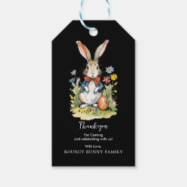 Pasen Brunch en Egg Hunt | Wildflower Bunny Cadeaulabel