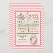 Pasen Brunch Pasen Uitnodiging tot verjaardag van (Voorkant / Achterkant)