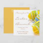 Pasen brunch vierkante 5.25" x 5.25" Uitnodigingen (Voorkant / Achterkant)