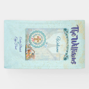 - Pasen Brunch Welkomstbanner – Gepersonaliseerd Spandoek
