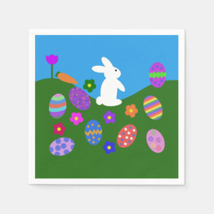 Pasen Bunny #3 Napkins Servet