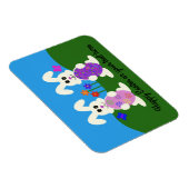 Pasen Bunny #5 Magnet Magneet (Rechterzijde)