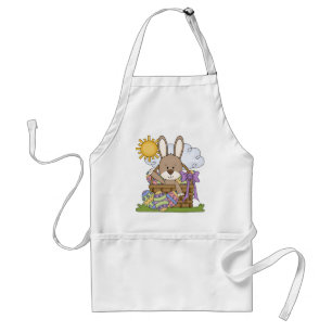 Pasen Bunny Apron Standaard Schort