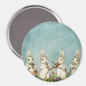 Pasen Bunny Band Magnet Magneet (Voorkant / Achterkant)