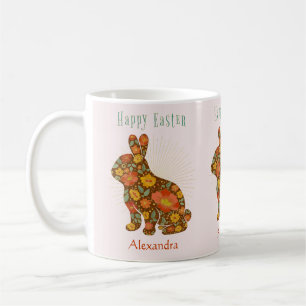 Pasen Bunny Chocolate - speciaal gepersonaliseerd Koffiemok