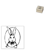 Pasen Bunny Cute Rabbit Scrapbooking Journaling Rubberstempel (Gestempeld)