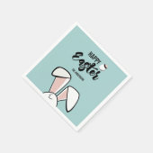 Pasen Bunny Ears Papier servet (Hoek)