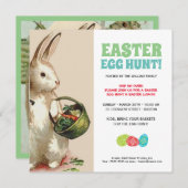  Pasen Bunny Egg Hunt & Brunch Uitnodiging (Voorkant / Achterkant)
