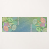 Pasen Bunny Eieren Yoga Mat (Voorkant (horizontaal))