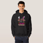Pasen Bunny, ik ben hier voor de Chocolade. Hoodie (Voorkant volledig)