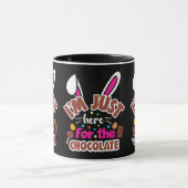 Pasen Bunny, ik ben hier voor de Chocolade. Mok (Midden)