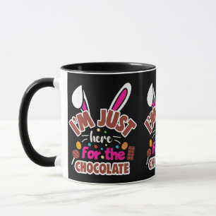 Pasen Bunny, ik ben hier voor de Chocolade. Mok