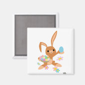 Pasen Bunny magnet Magneet (Voorkant / Achterkant)