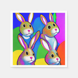 Pasen Bunny Napkins Servet