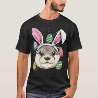Pasen Bunny Otter Funny Easter Otter Giften T-shirt