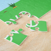 Pasen Bunny - persoonlijke puzzle Legpuzzel (Zijkant)