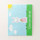 Pasen Bunny - persoonlijke puzzle Legpuzzel (Verticaal)