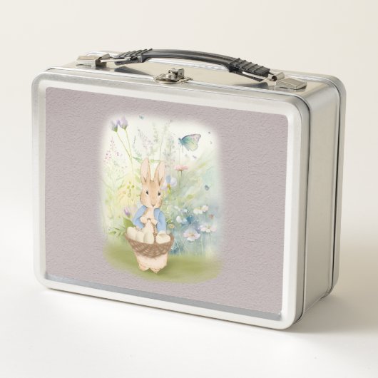 Pasen Bunny Peter Metal Lunch Box (Voorkant)