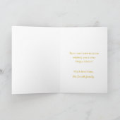 Pasen Bunny & Spring Flowers Note Kaart (Binnen)