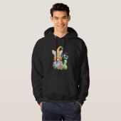 Pasen Bunny Spring Gnome Easter Egg Hunting and B Hoodie (Voorkant volledig)