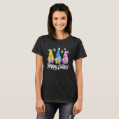 Pasen Bunny Spring Gnome Easter Egg Hunting and B T-shirt (Voorkant volledig)