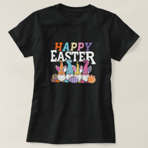 Pasen Bunny Spring Gnome Easter Egg Hunting T-shirt