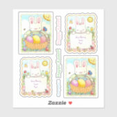 Pasen Bunny Sticker (Vel)