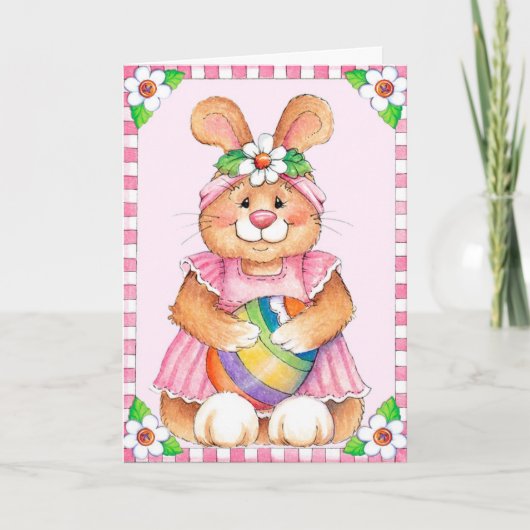 Pasen Bunny - Wenskaart Feestdagen Kaart (Voorkant)