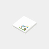 Pasen Bunny wenst een gelukkige Pasen Post-it® Notes (Schuin)