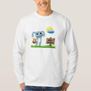 Pasen Bunny wenst een gelukkige Pasen T-shirt