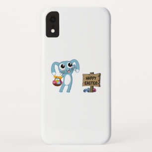 Pasen Bunny wenst Happy Pasen iPhone XR Hoesje