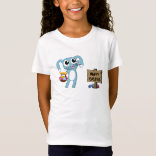 Pasen Bunny wenst Happy Pasen T-shirt