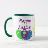 Pasen Bunny Yellow Chick Eggs Keepsake Mok (Links)