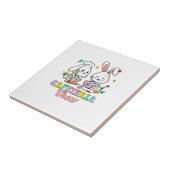 Pasen Cafetaria Bemanning Lunch Dame School Cafeta Tegeltje (Zijkant)