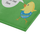 Pasen Chick aangepaste snijplank (Hoek)