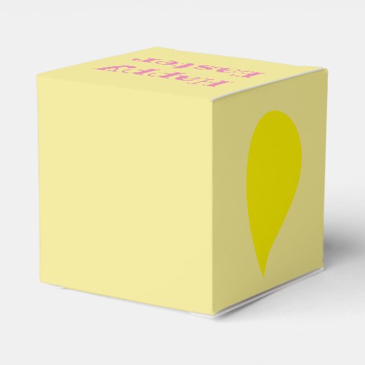 Pasen Chick Boxes Bedankdoosjes (Achterkant)