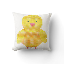 Pasen Chick Faux Cross Stitch
