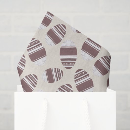 Pasen Chocolade Ei Patroon Tissuepapier (Cadeauzakje)
